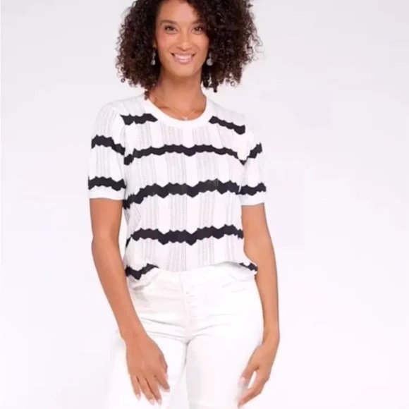 Cabi Nautical Sweater Tee. Spring Season 2024. Size XS. - Picture 1 of 4